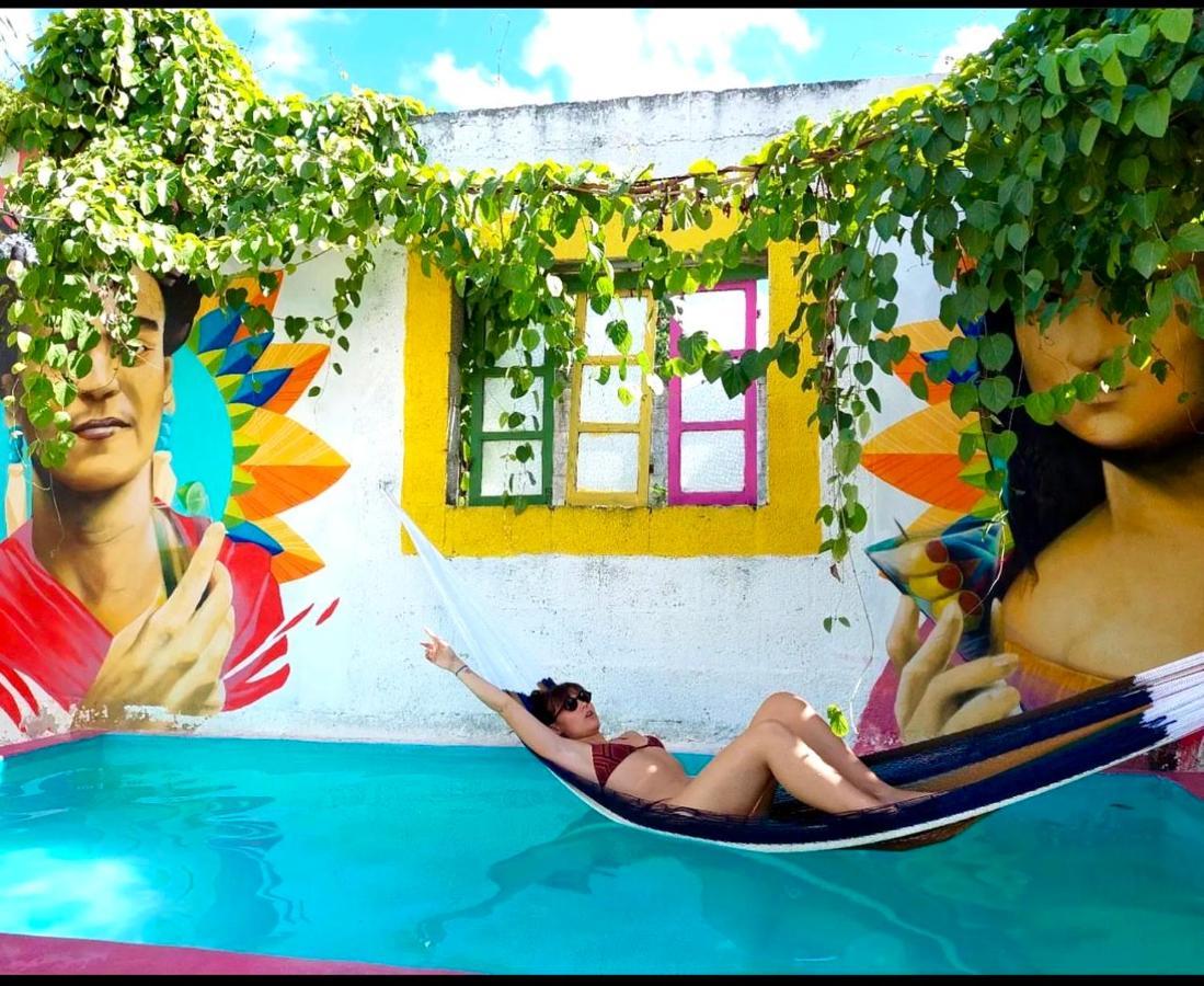 Guacamayas Hostel And Social Laundry Valladolid Kültér fotó